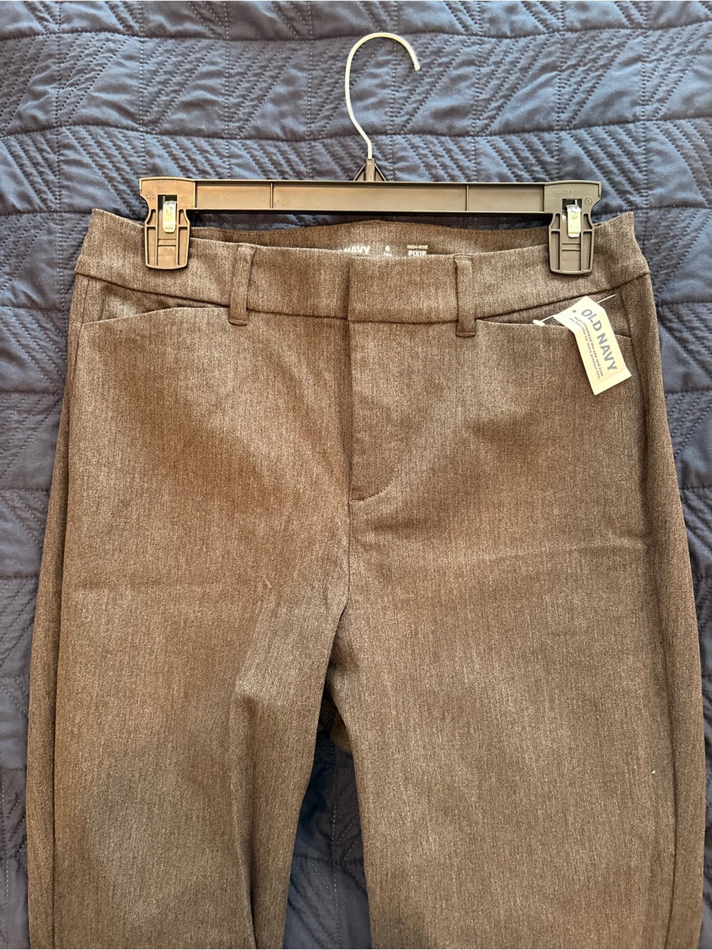 NWT Old Navy Women's High Rise Pixie Pant in Charcoal Gray - Picture 6 of 9
